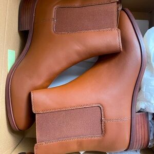 J. Crew factory Chelsea Boots in Glazed Pecan